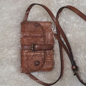 Patricia Nash Brown Crossbody Bag